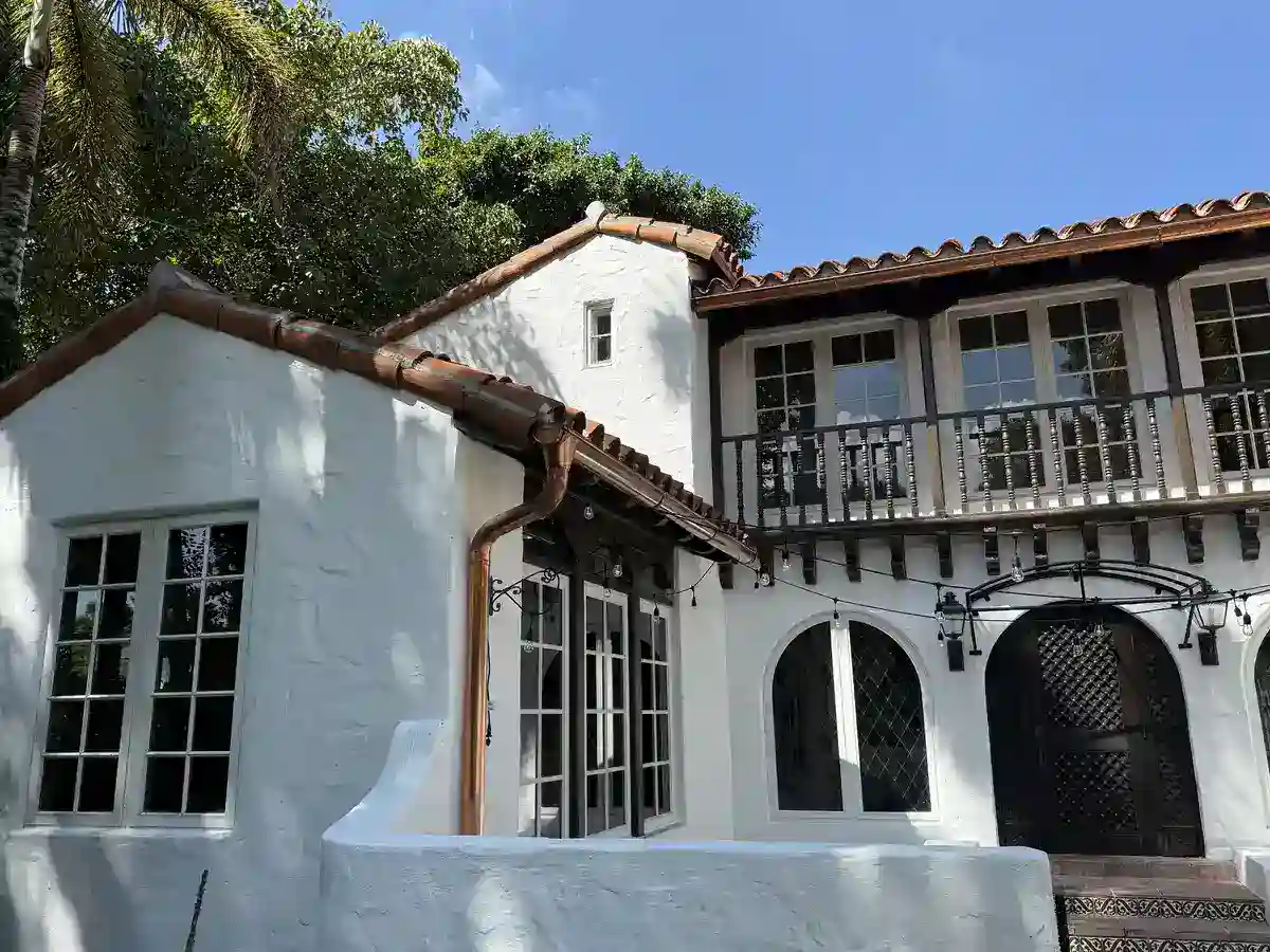 Copper gutter project in Pinecrest